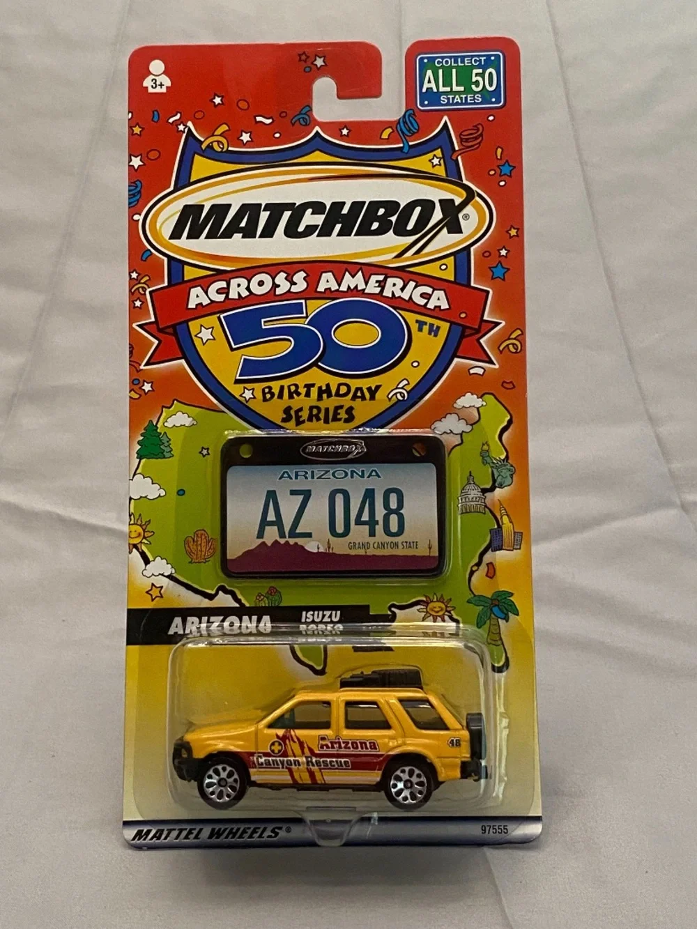 Matchbox Across America 50th Arizona Canyon Rescue SUV - Yellow